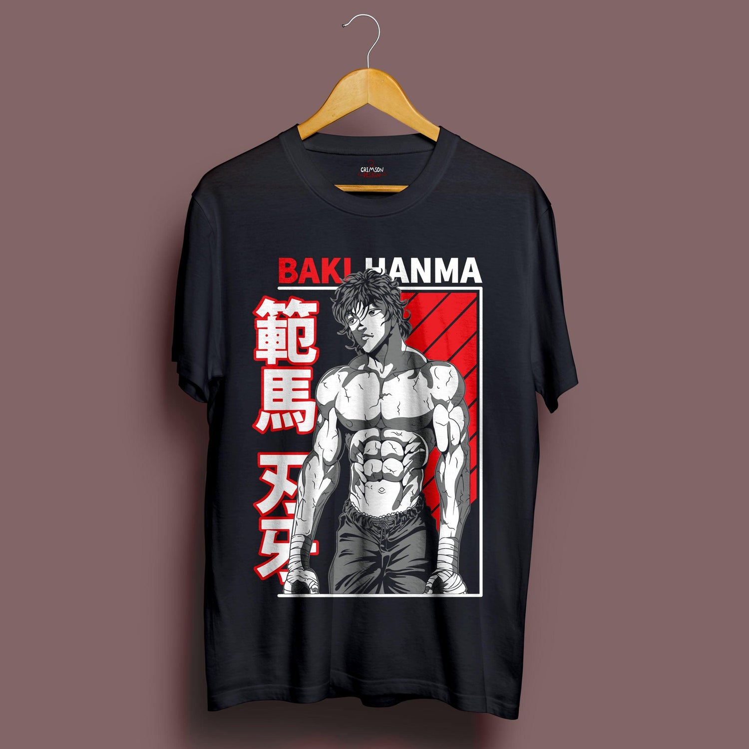 Baki T-Shirts - Crimson x Design