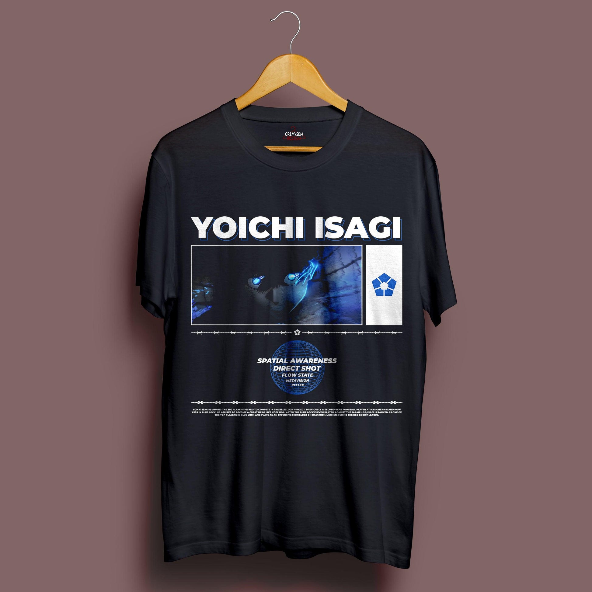 Yoichi Isagi T-Shirt - Crimson x Design