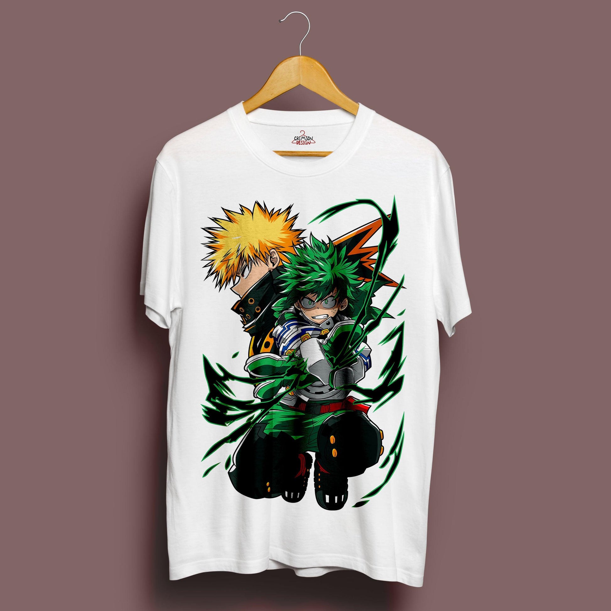 Midoriya X Bakugo T-Shirt - Crimson x Design