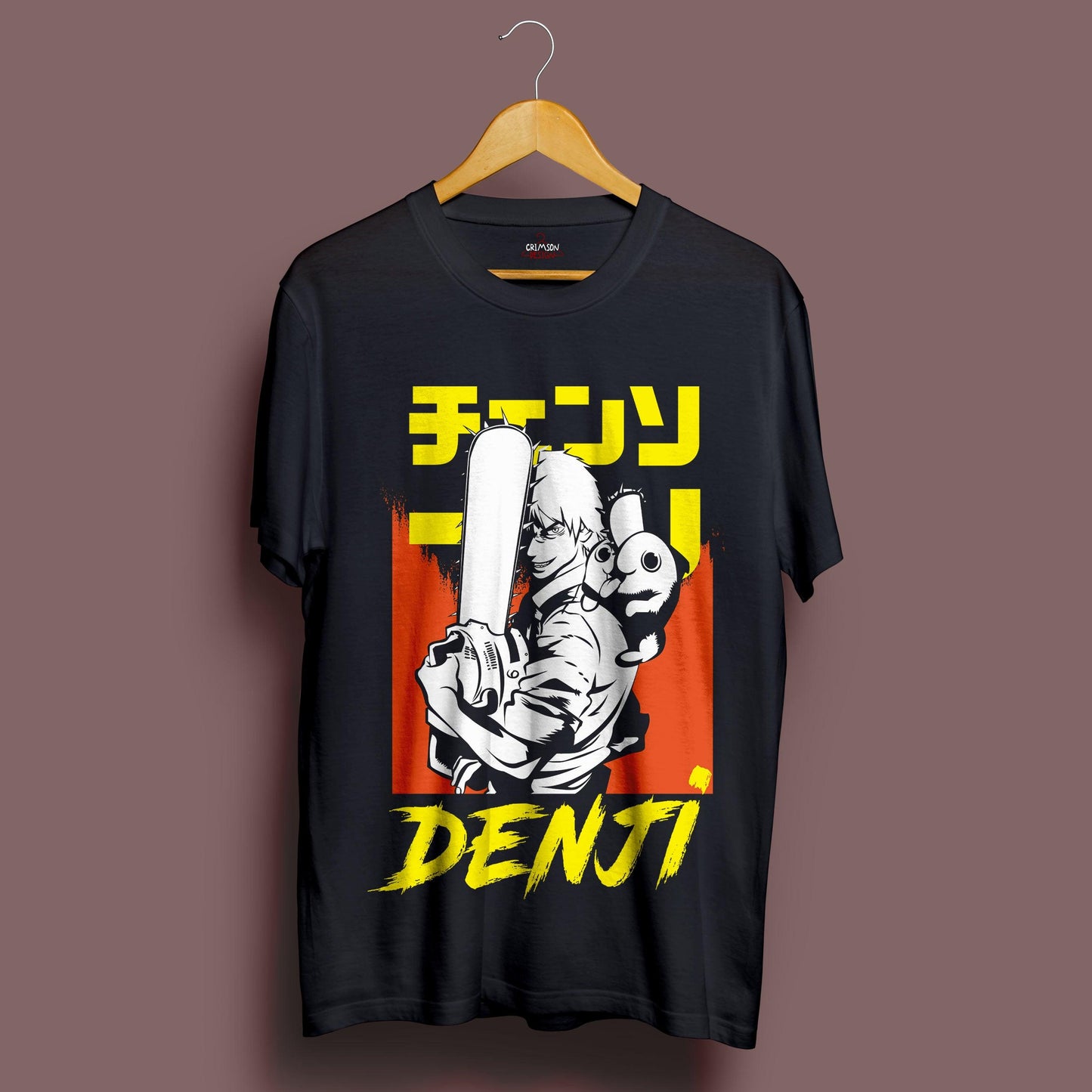 Denji T-Shirt - Crimson x Design