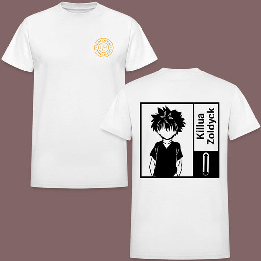 Killua Dual Print T-Shirt - Crimson x Design