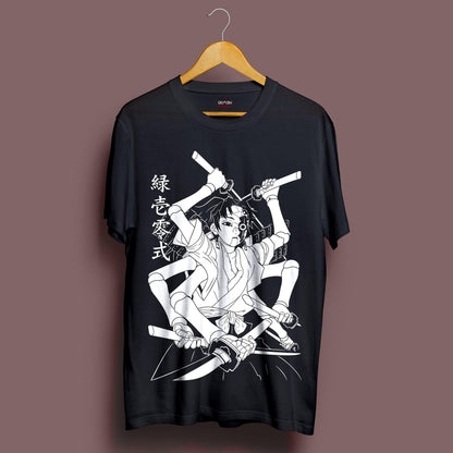 Yoriichi Tsugikuni T-Shirt - Crimson x Design