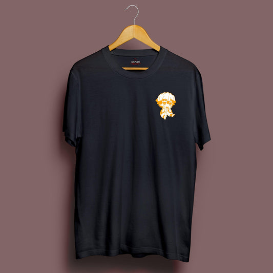 Pocket Zenitsu T-Shirt - Crimson x Design