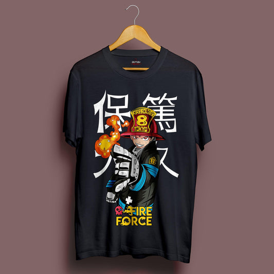 Fire Force T-Shirt - Crimson x Design