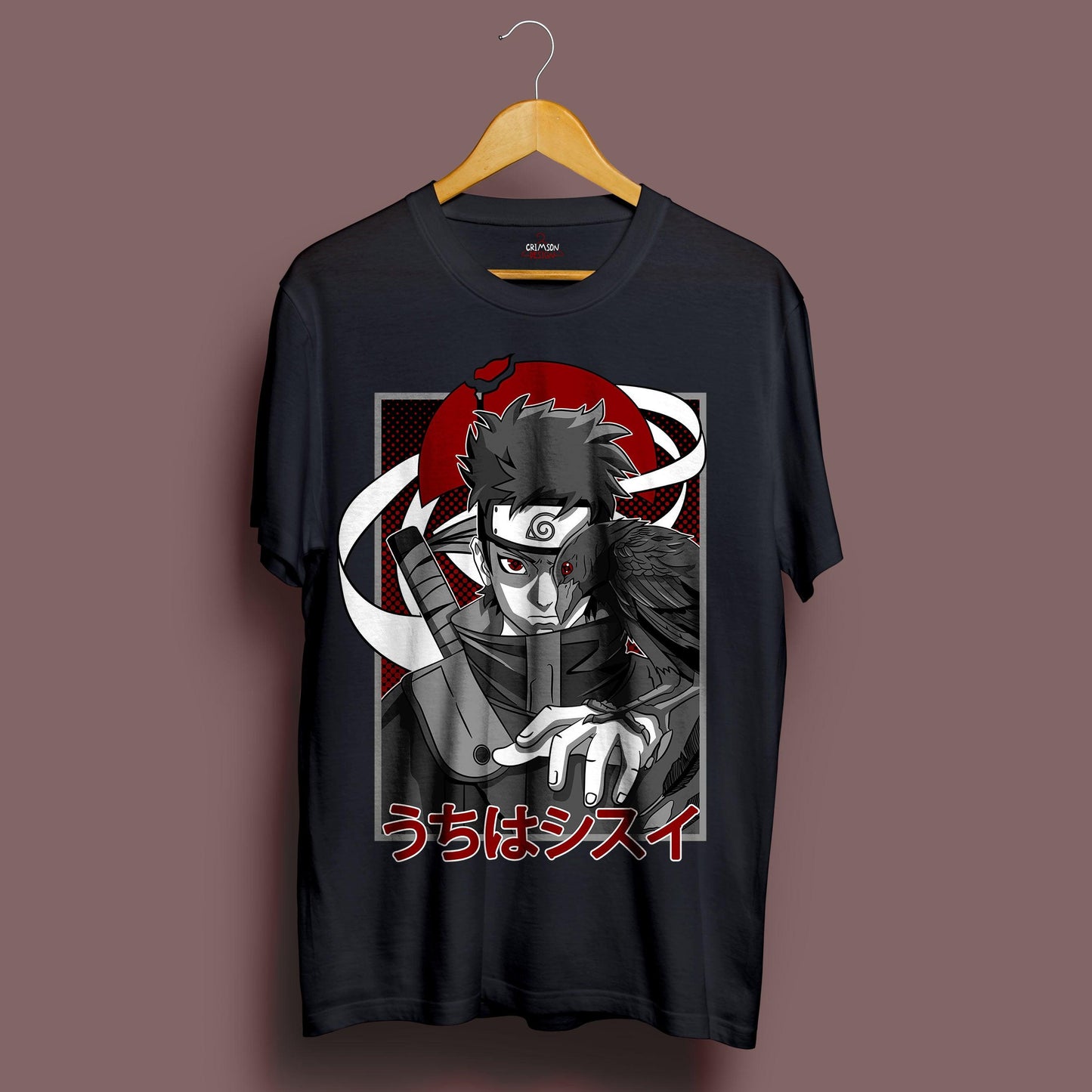 Shisui Uchiha T-Shirt - Crimson x Design