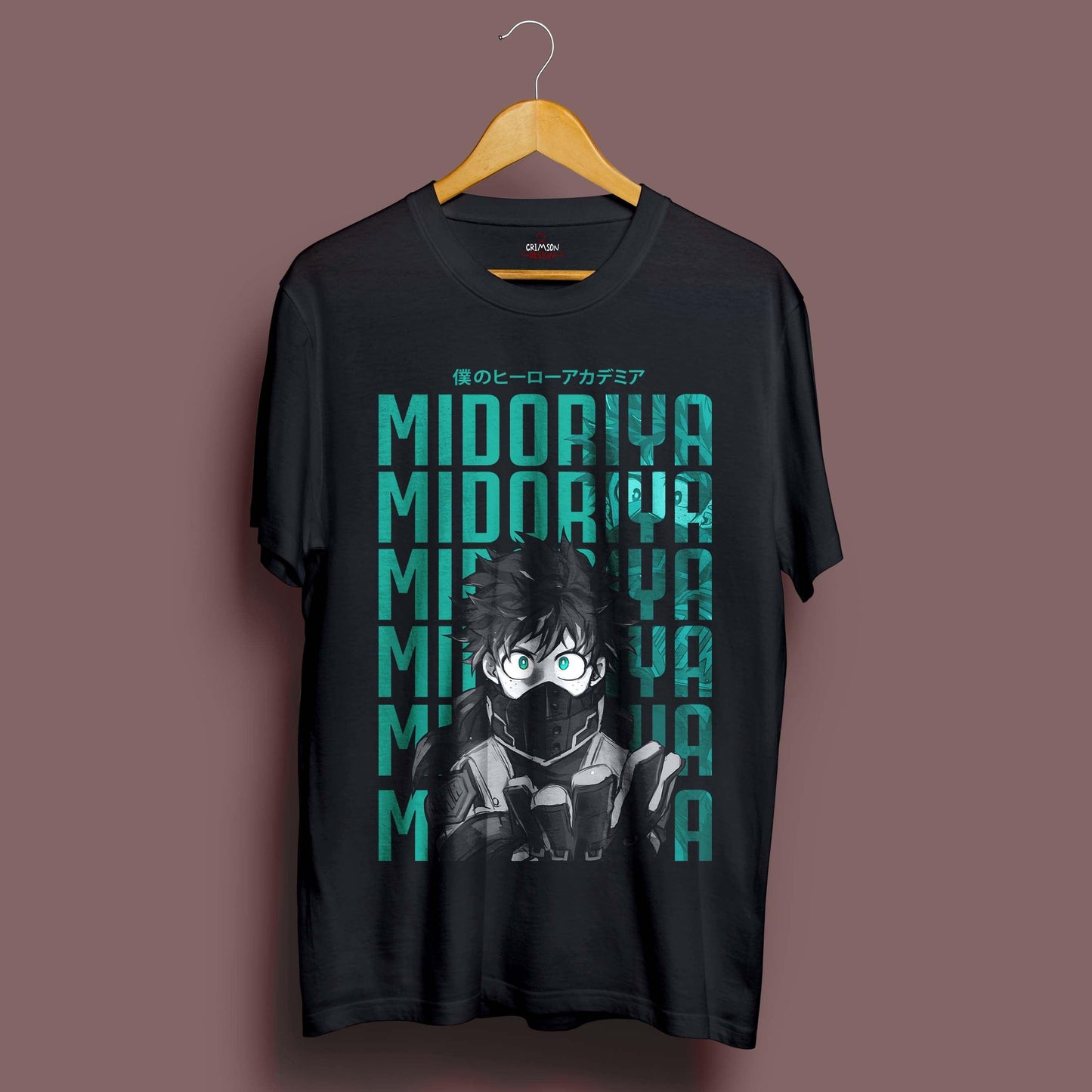 Midoriya T-Shirt - Crimson x Design