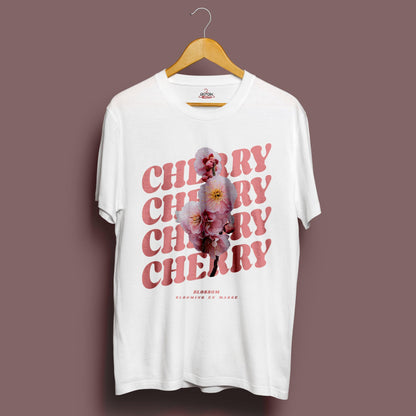 Cherry Blossom Tee - Crimson x Design