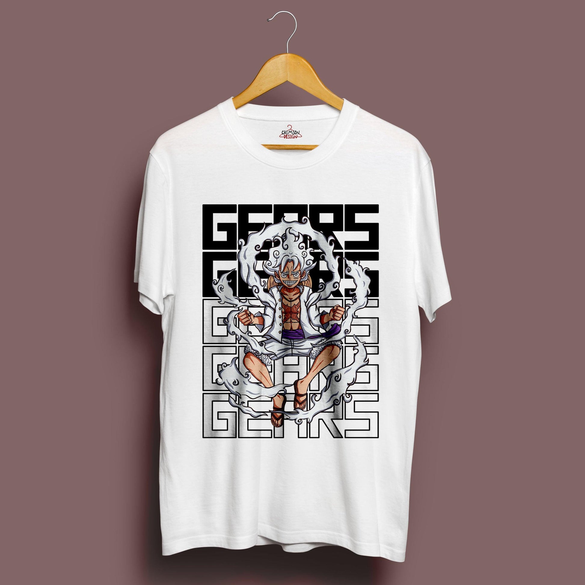 Gear 5 T-Shirt - Crimson x Design