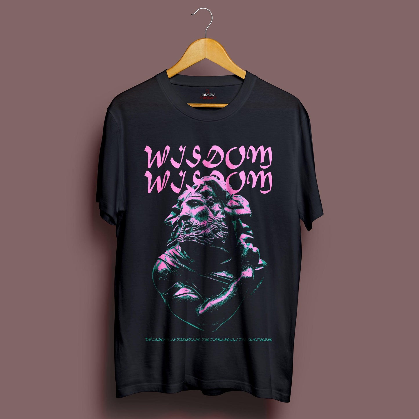 Wisdom T-Shirt - Crimson x Design