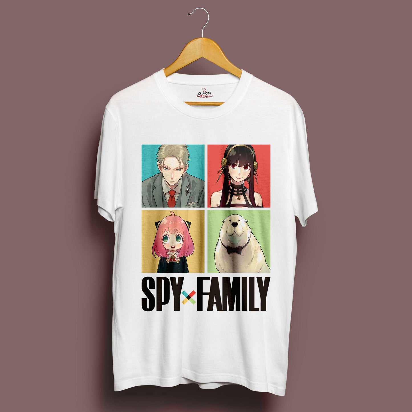 Spy x Family T-Shirt - Crimson x Design