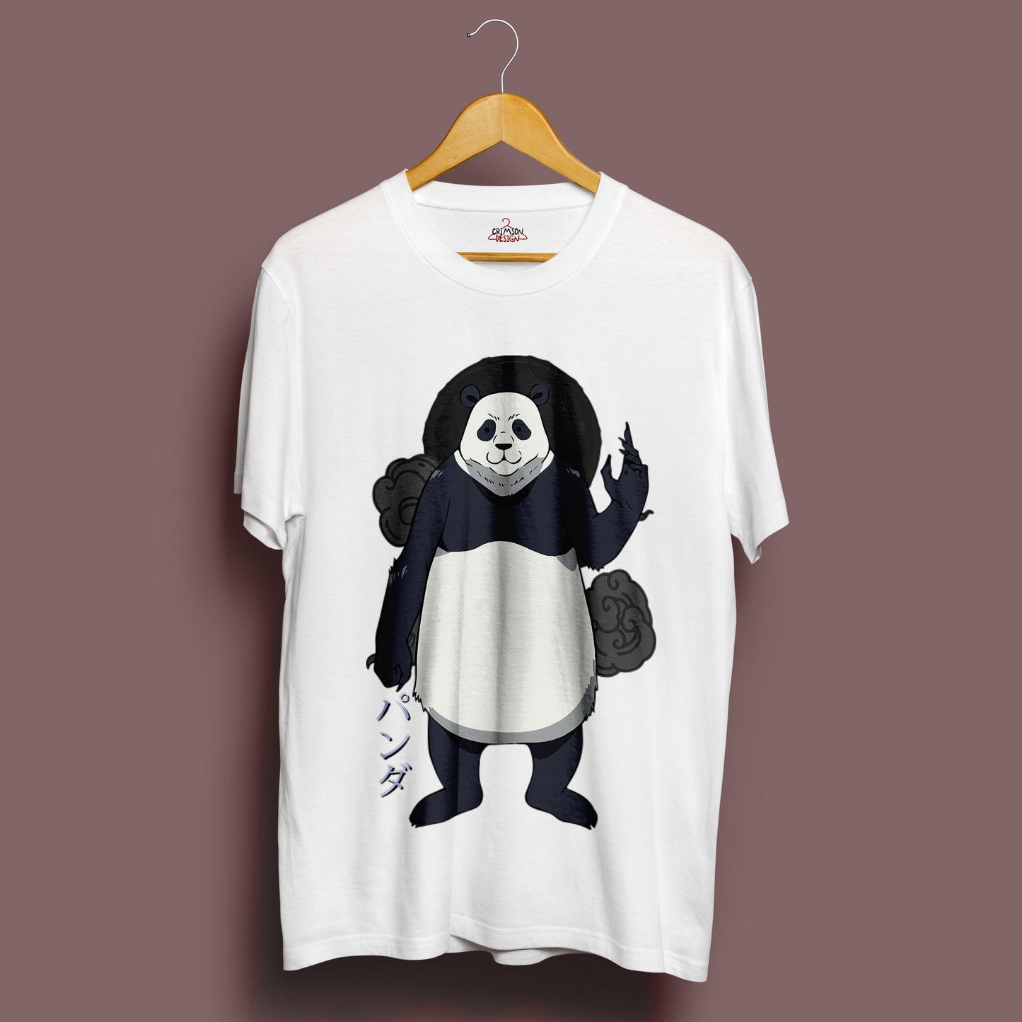 Panda T-Shirt - Crimson x Design