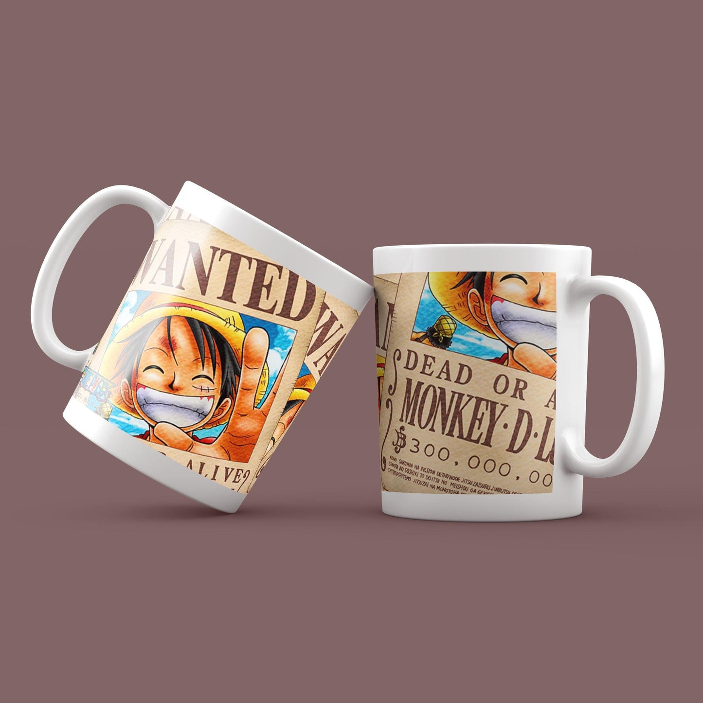 Luffy Mug - Crimson x Design