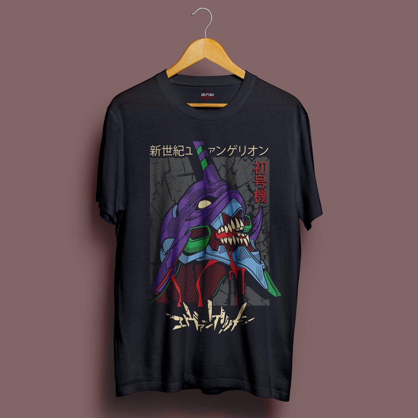 Neon Genesis T-Shirt - Crimson x Design