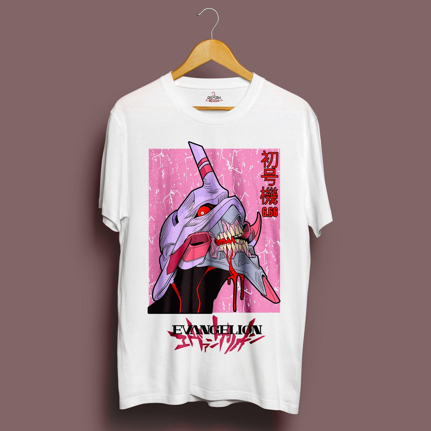 Neon Genesis T-Shirt - Crimson x Design