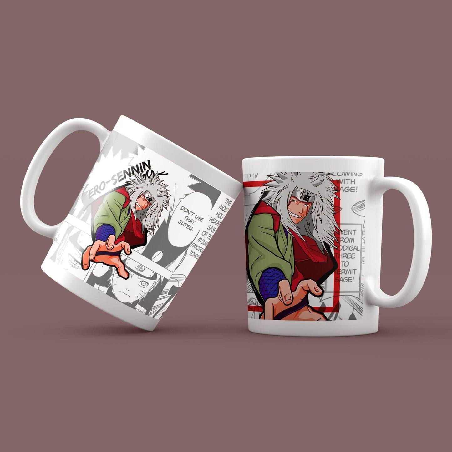 Jiraiya Mug - Crimson x Design