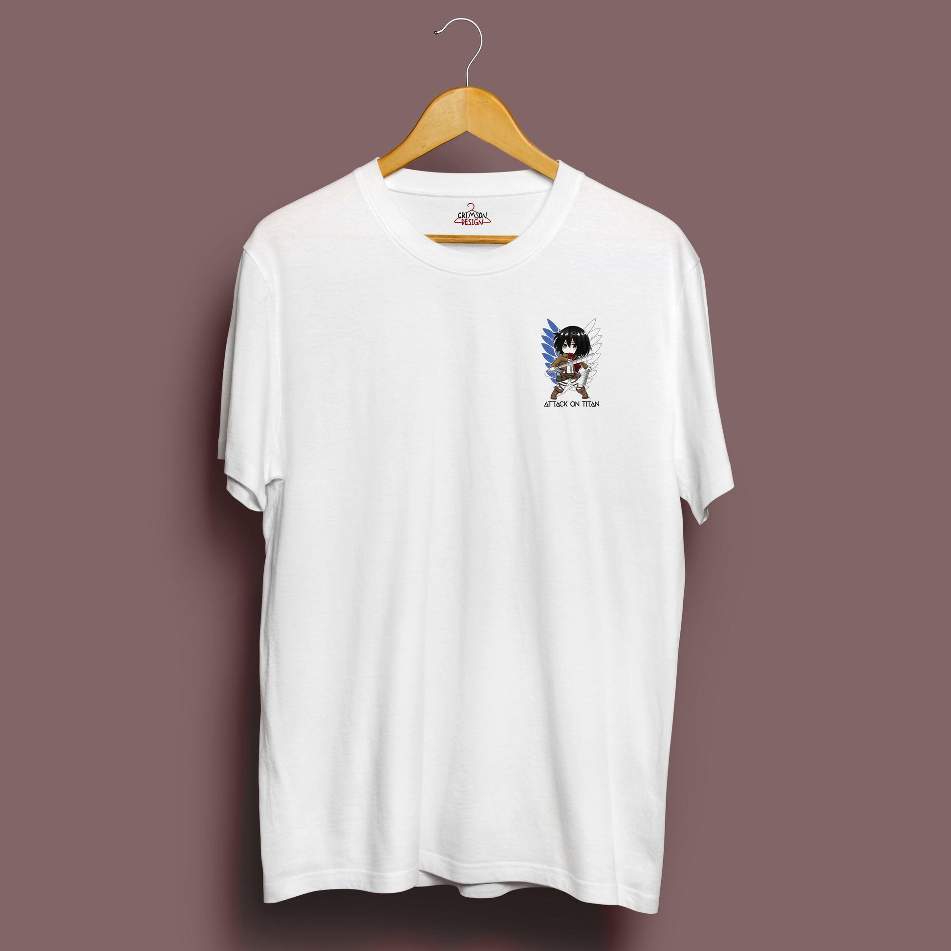 Pocket Mikasa T-Shirt - Crimson x Design