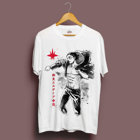 Eren T-Shirt - Crimson x Design