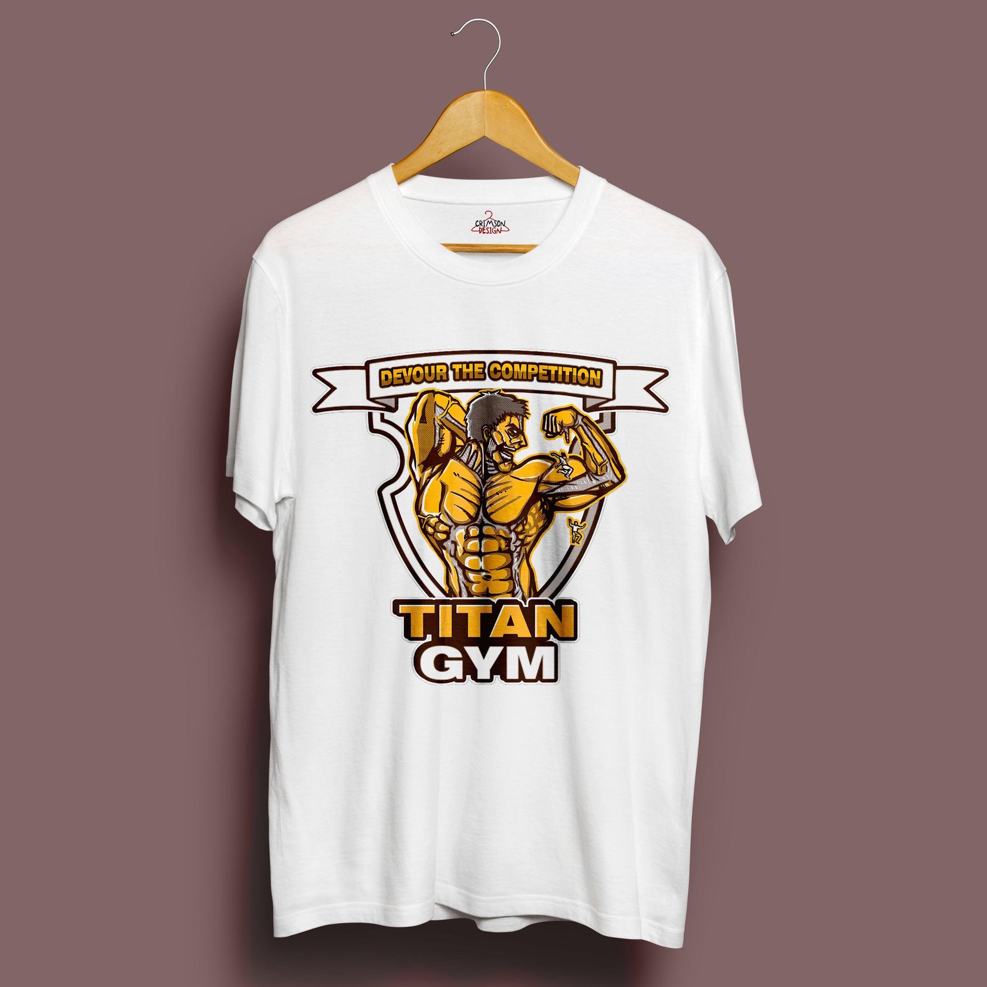 Titan Gym T-Shirt - Crimson x Design