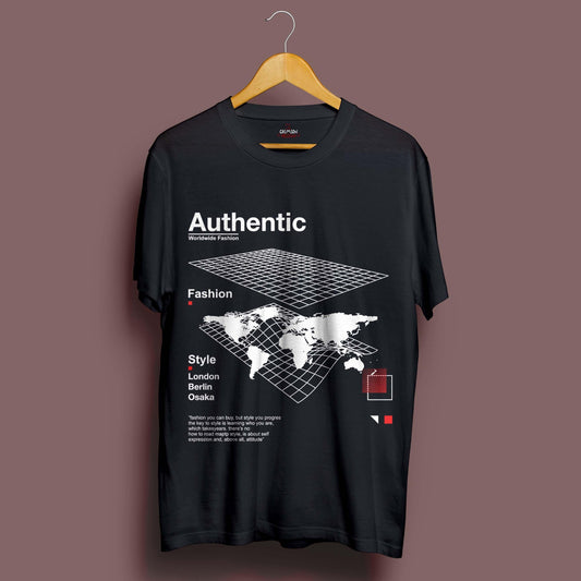 Authentic T-Shirt - Crimson x Design