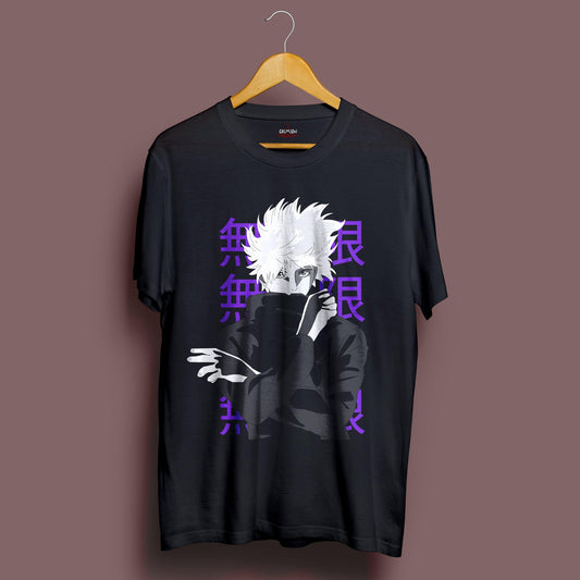 Gojo Purple Lightning T-Shirt - Crimson x Design