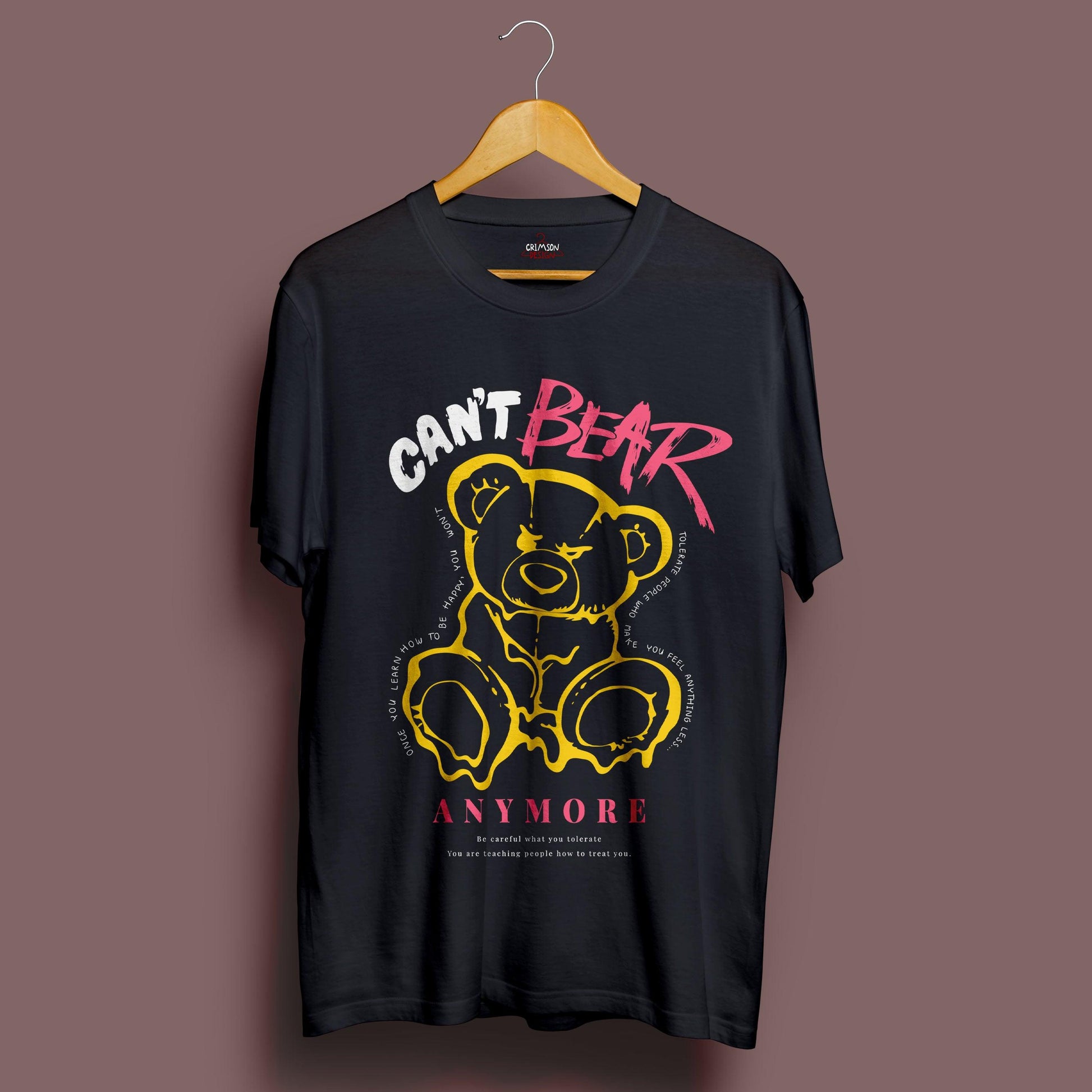 Can't Bear T-Shirt - Crimson x Design