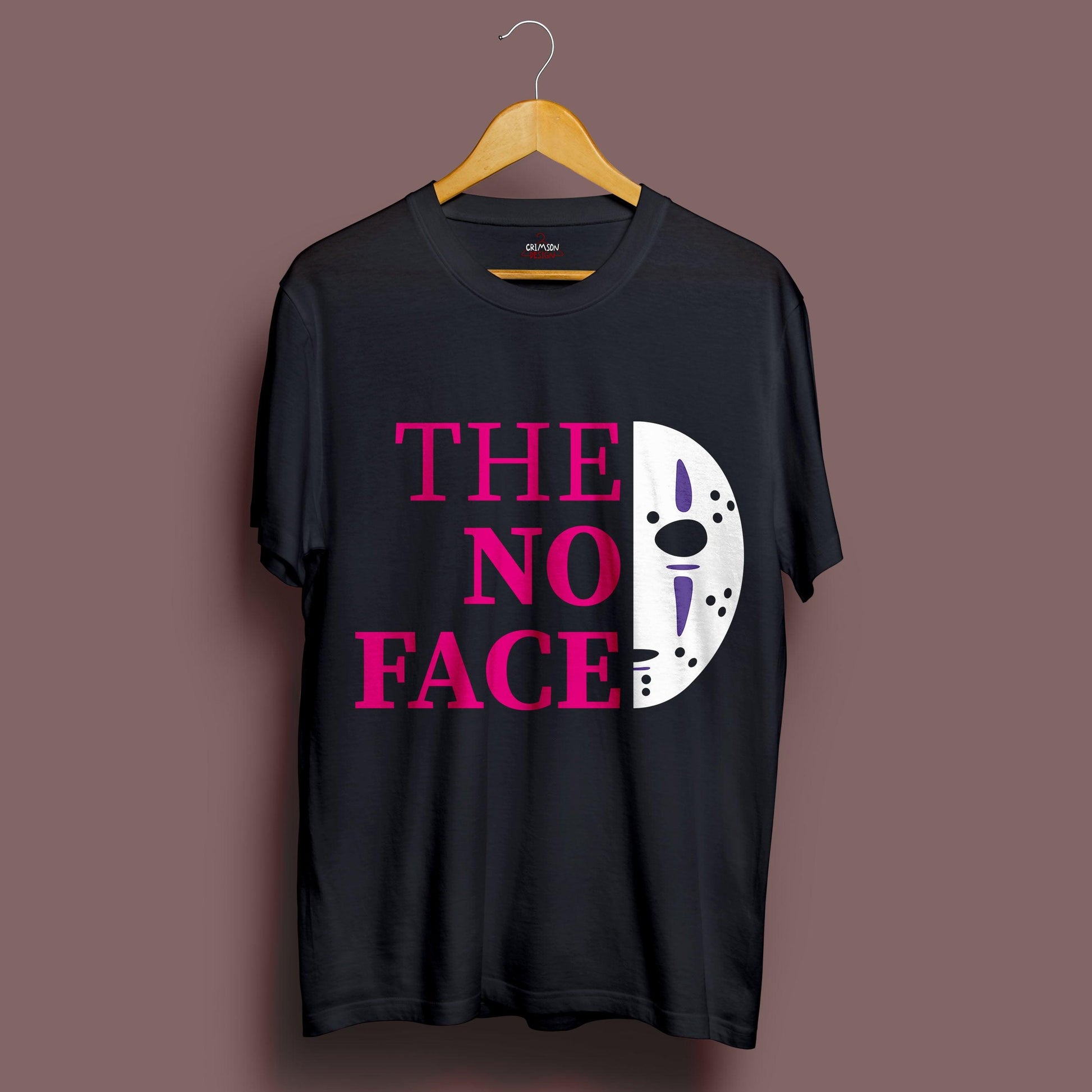 The No Face T-Shirt - Crimson x Design