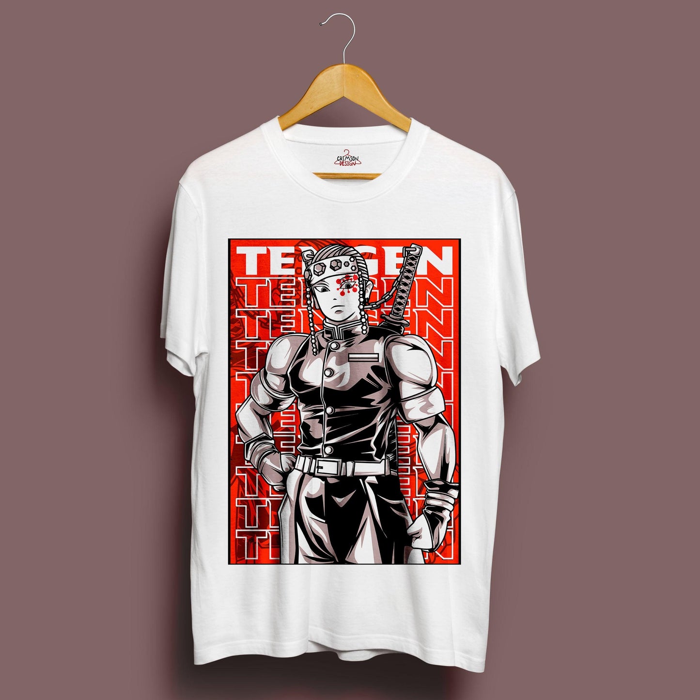 Tengen T-Shirt - Crimson x Design