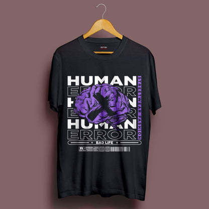 Human Error T-Shirt - Crimson x Design