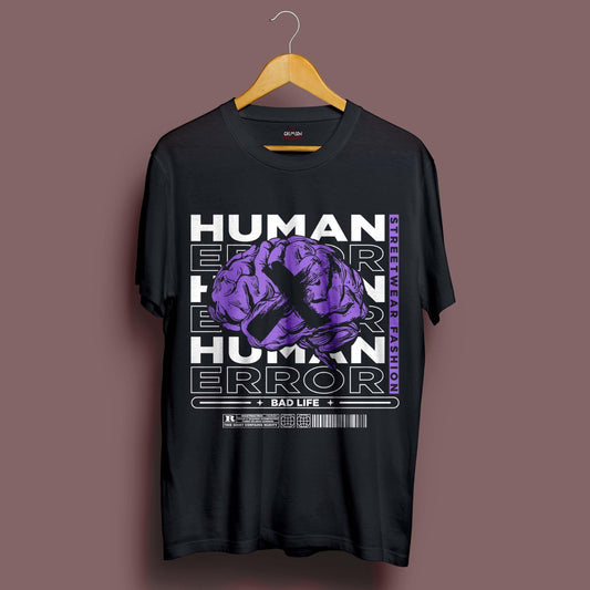 Human Error T-Shirt - Crimson x Design