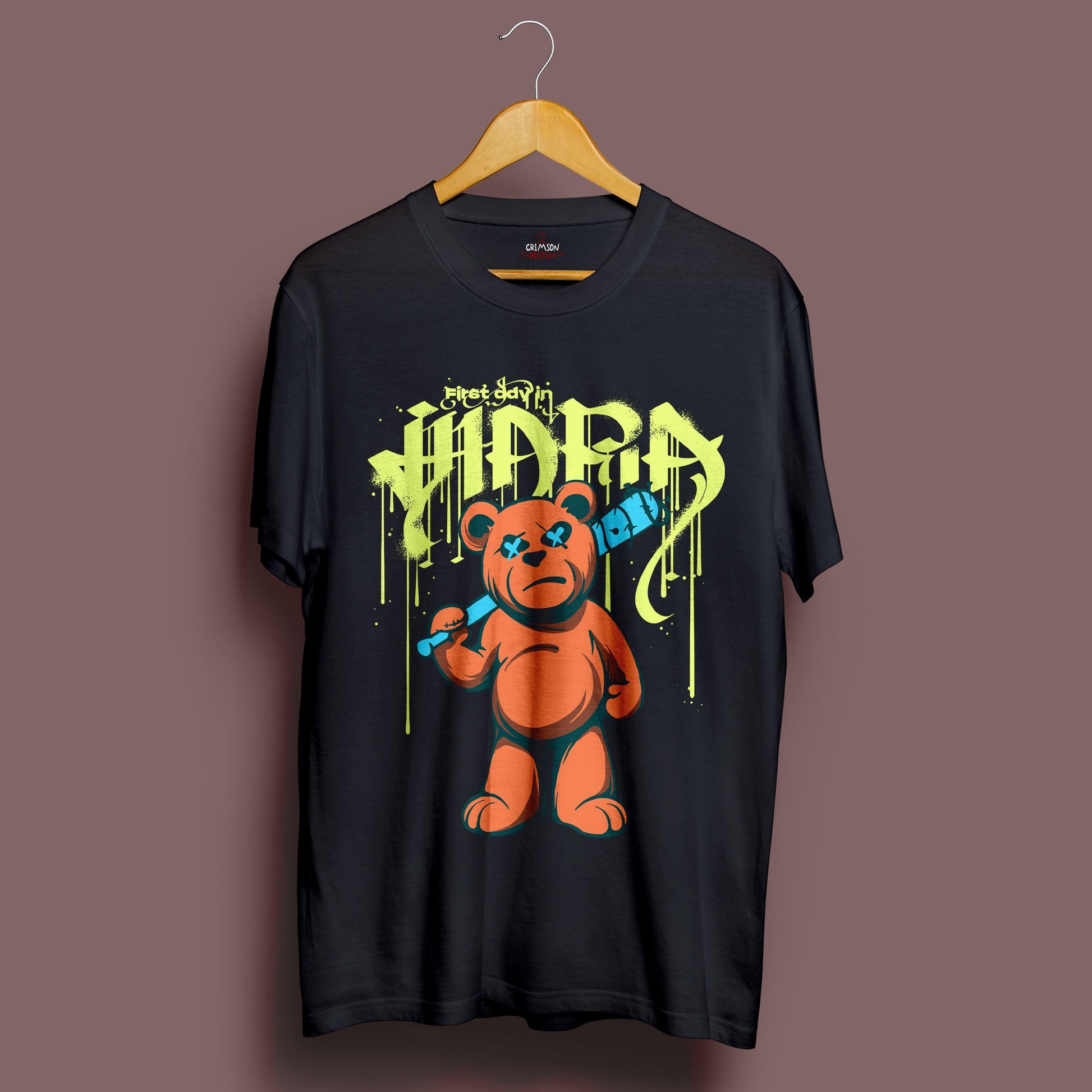 Killer Bear T-Shirt - Crimson x Design