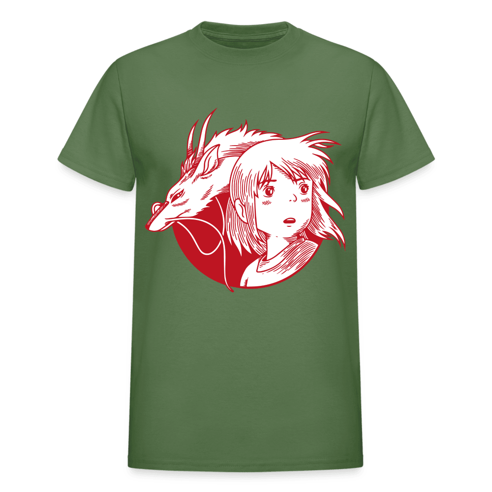 Gildan Ultra Cotton Adult T-Shirt - military green