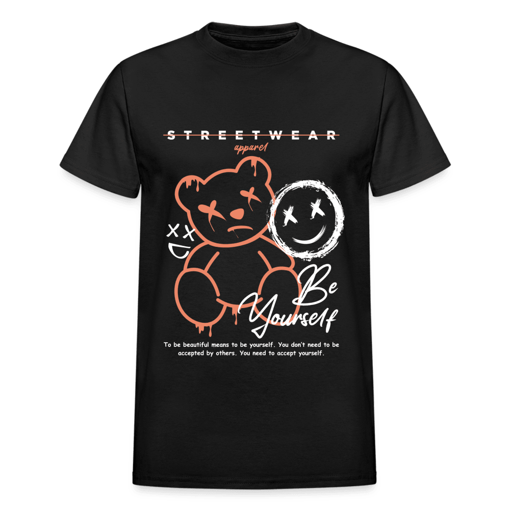 Be Yourself T-Shirt - black