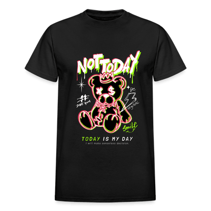 Not Today Bear T-Shirt - black