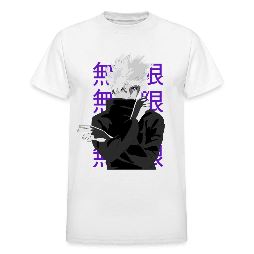 Purple Lightning T-Shirt - white