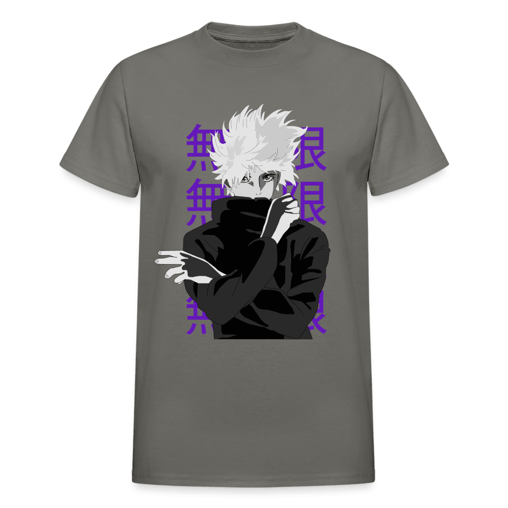 Purple Lightning T-Shirt - charcoal