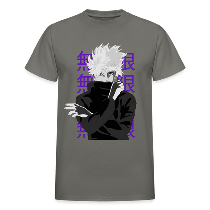 Purple Lightning T-Shirt - charcoal