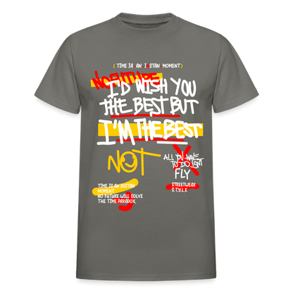 I'm The Best T-Shirt - charcoal