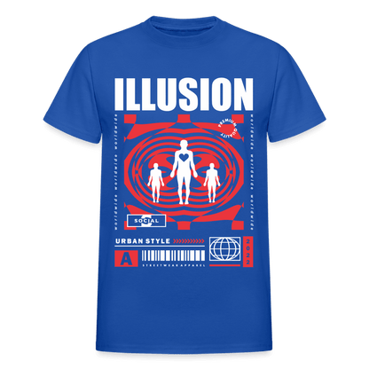 Illusion T-Shirt - royal blue