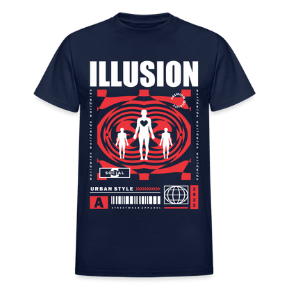 Illusion T-Shirt - navy