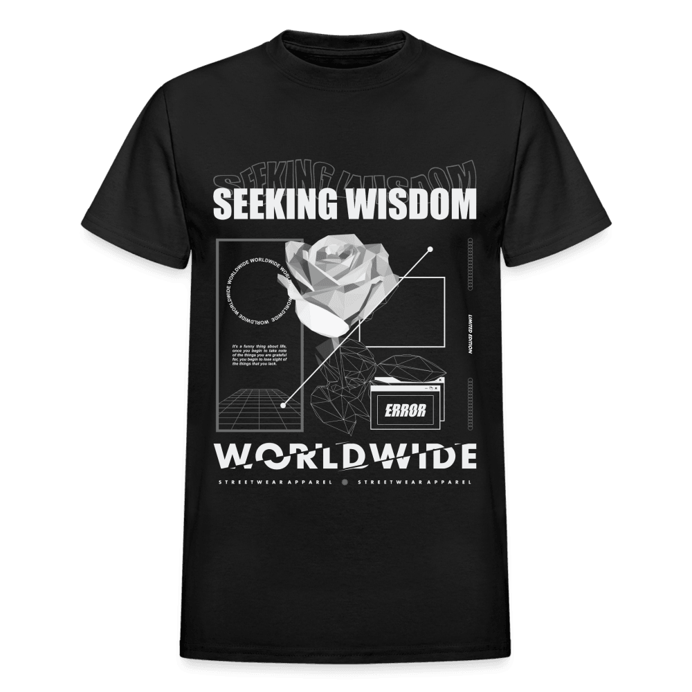 Seeking Wisdom T-Shirt - black