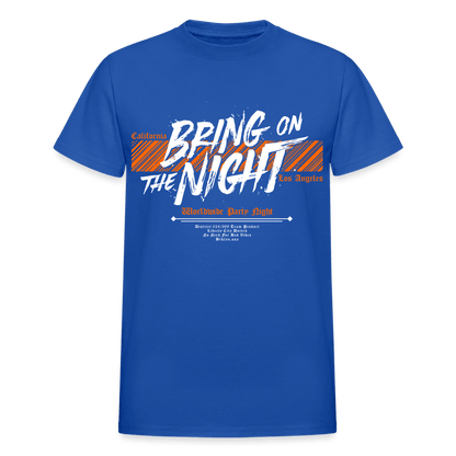 Bring On The Night T-Shirt - royal blue