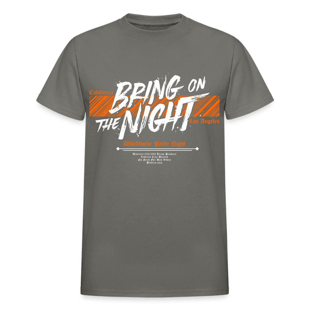 Bring On The Night T-Shirt - charcoal