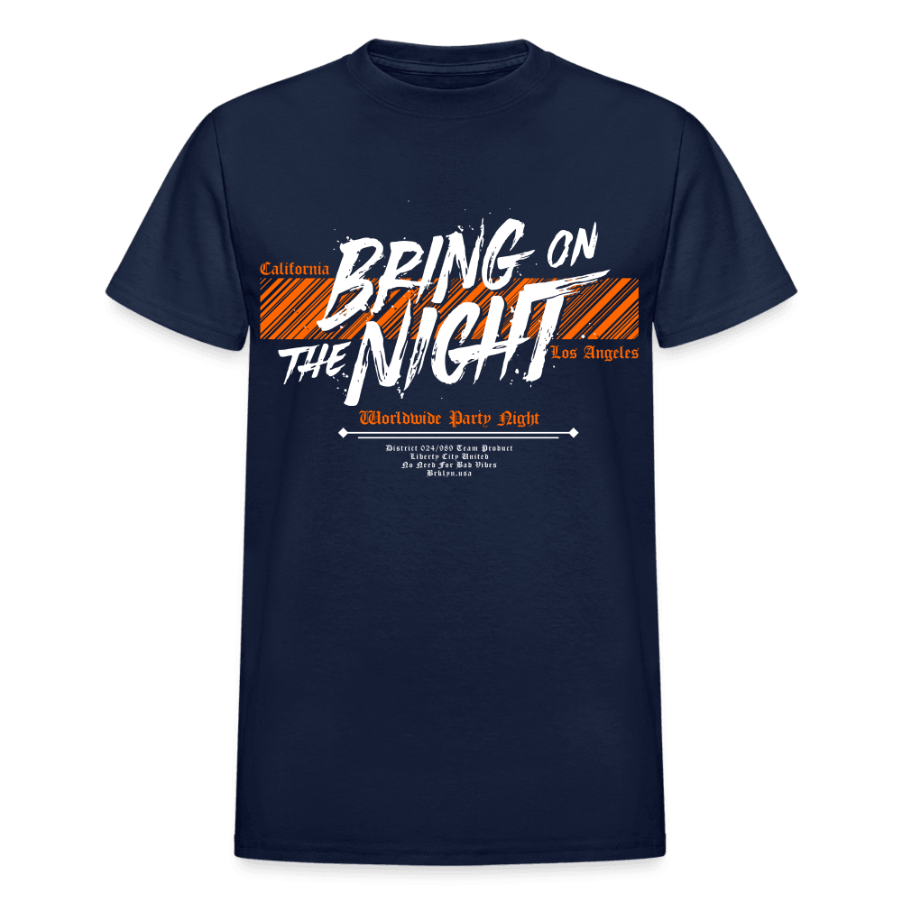 Bring On The Night T-Shirt - navy