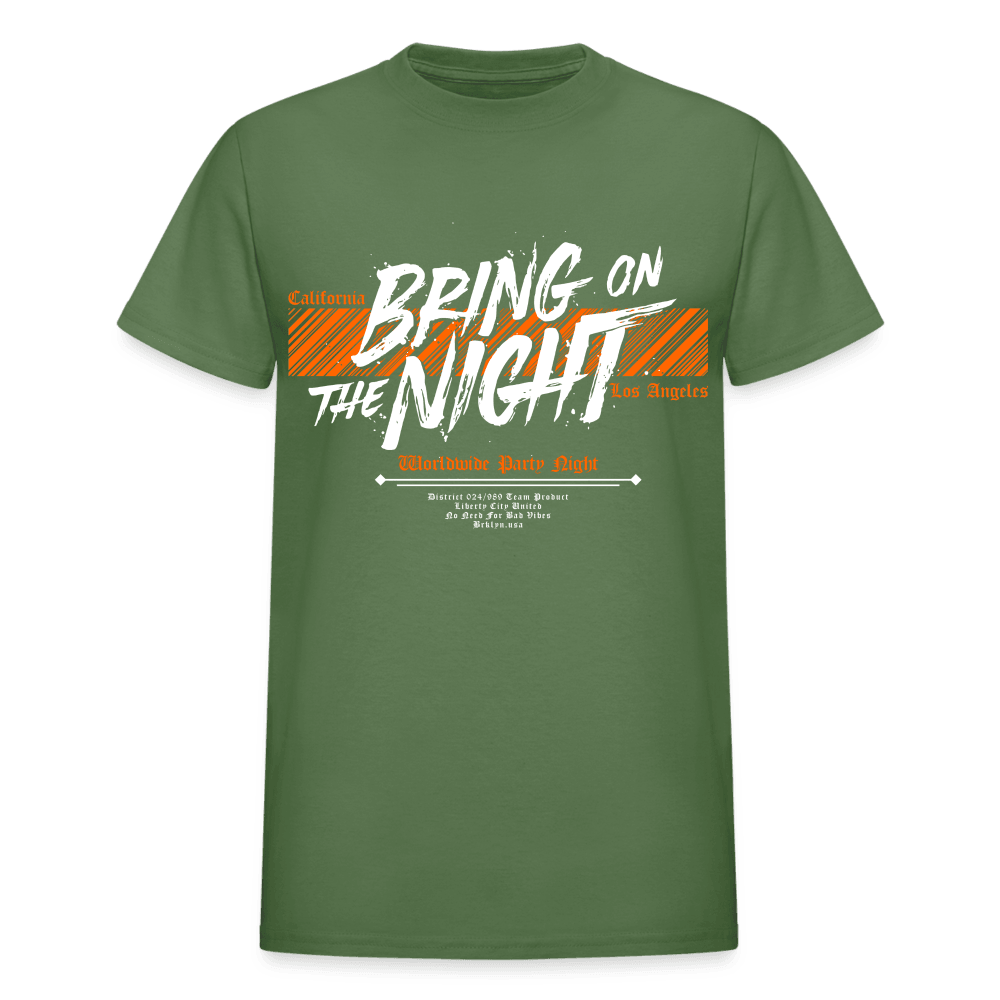 Bring On The Night T-Shirt - military green