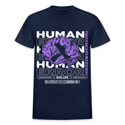 Human Error T-Shirt - navy