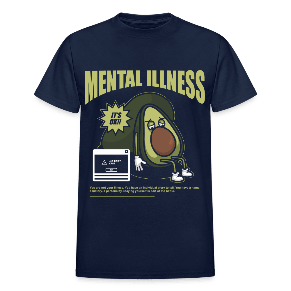 Mental Illness T-Shirt - navy