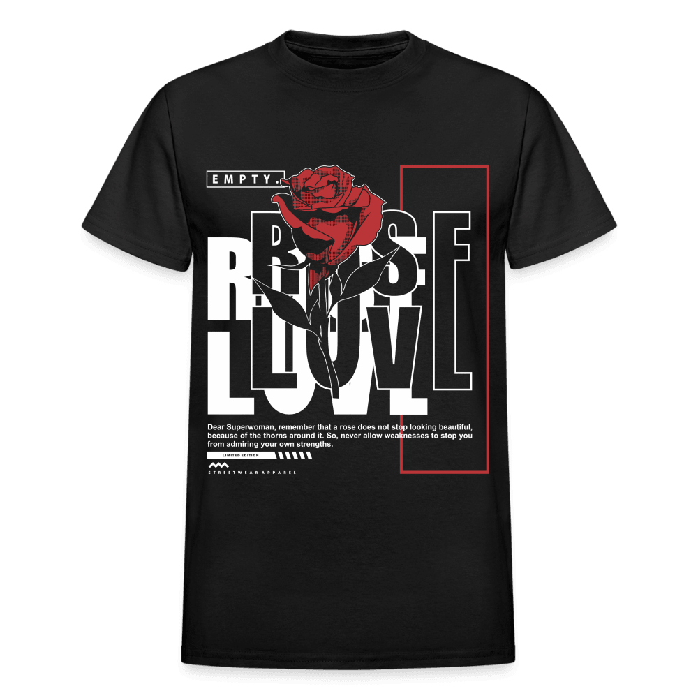 Empty Rose T-Shirt - black