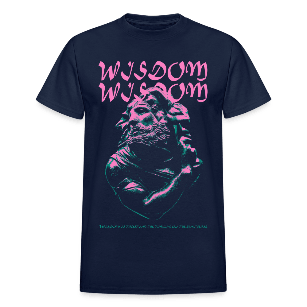 Cotton Adult T-Shirt - navy