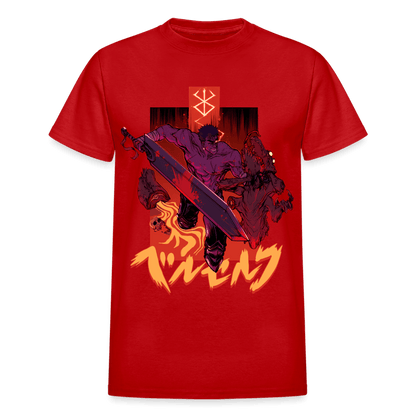 Cotton Adult T-Shirt - red