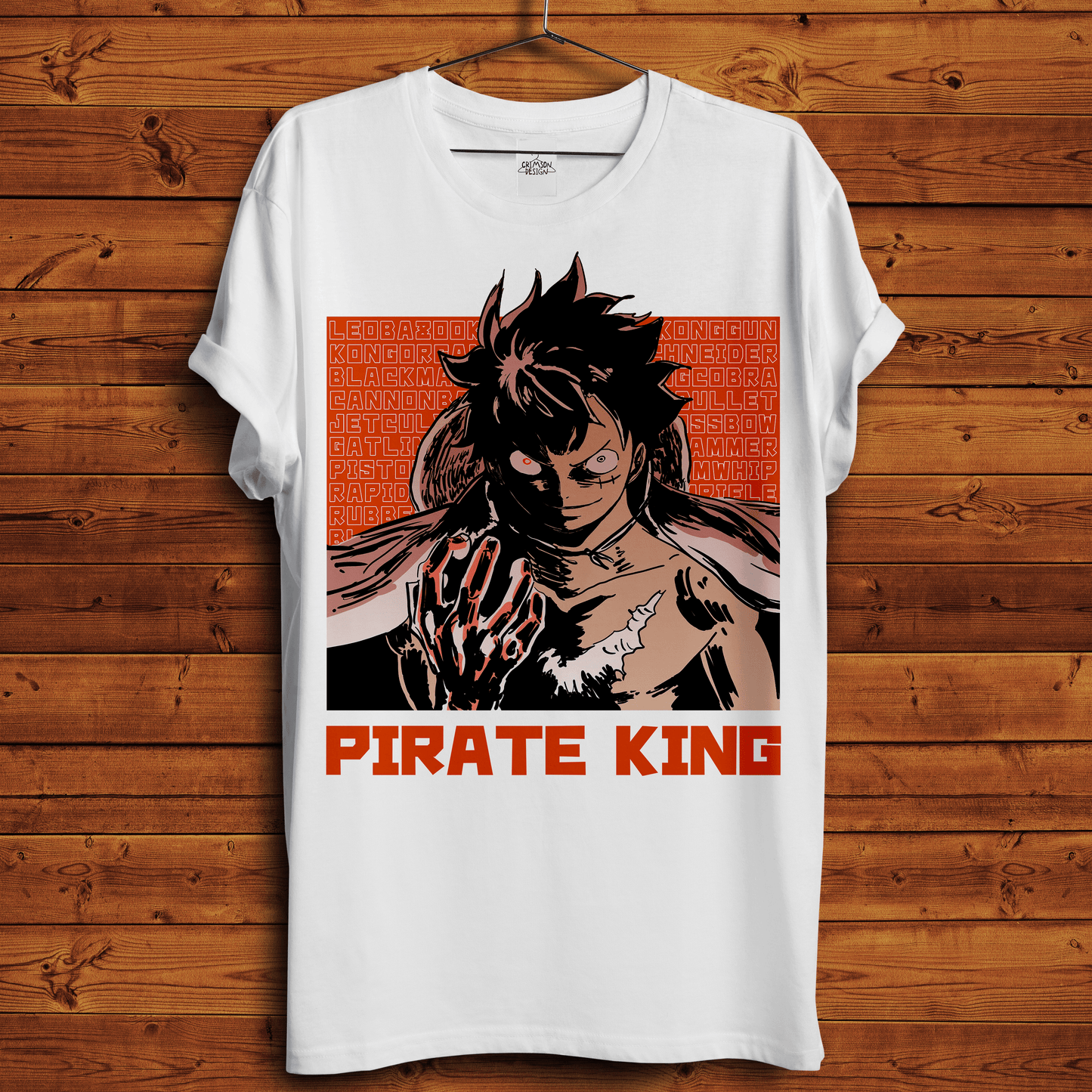 Pirate King Luffy T-Shirt - Crimson x Design